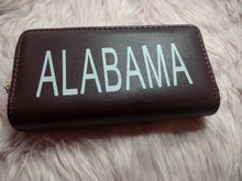 Load image into Gallery viewer, Alabama Double Zipper Wallet
