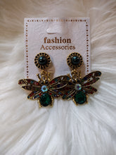 Load image into Gallery viewer, Bee Dangle Earrings

