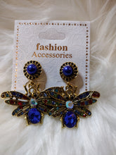 Load image into Gallery viewer, Bee Dangle Earrings
