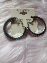 Load image into Gallery viewer, Sassy Bling Hoop Earrings

