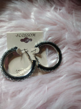 Load image into Gallery viewer, Sassy Bling Hoop Earrings
