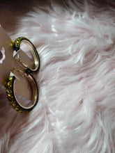 Load image into Gallery viewer, Sassy Bling Hoop Earrings
