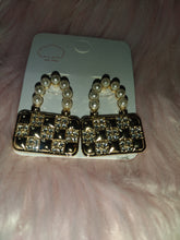 Load image into Gallery viewer, SK Pearl Handbag Earrings
