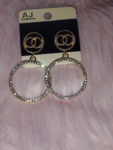 Load image into Gallery viewer, Sk Double O Earrings
