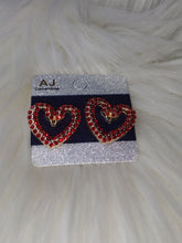 Load image into Gallery viewer, SK Sassy Heart Earrings
