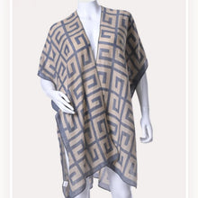 Load image into Gallery viewer, Maze Fashion Poncho
