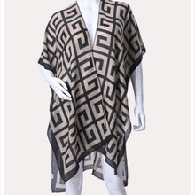 Load image into Gallery viewer, Maze Fashion Poncho
