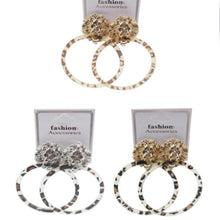 Load image into Gallery viewer, Lion Round Earrings
