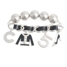 Load image into Gallery viewer, SK Silver C5 Charm Bracelet
