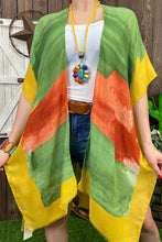 Load image into Gallery viewer, SK Green/Orange/Yellow Kimono
