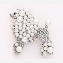 Load image into Gallery viewer, Stone Poodle Brooch
