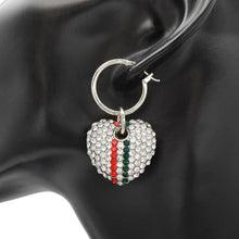 Load image into Gallery viewer, GG Heart Earrings
