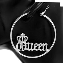 Load image into Gallery viewer, Queen Circle Earrings
