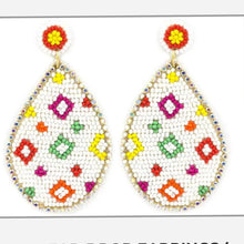 Load image into Gallery viewer, Lou Star Bead Drop Earrings

