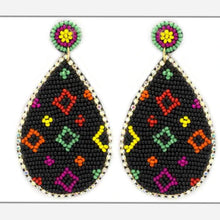 Load image into Gallery viewer, Lou Star Bead Drop Earrings
