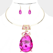 Load image into Gallery viewer, Crystal Teardrop Choker
