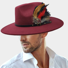 Load image into Gallery viewer, Fedora Feather Hat
