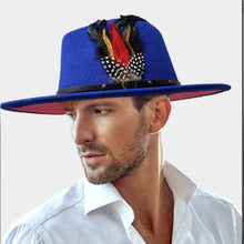 Load image into Gallery viewer, Fedora Feather Hat
