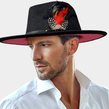 Load image into Gallery viewer, Fedora Feather Hat
