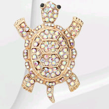 Load image into Gallery viewer, Stone Turtle Ring
