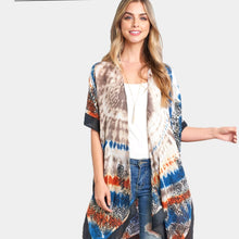 Load image into Gallery viewer, Tie Dye Boho Kimono

