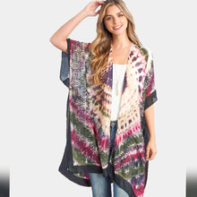 Load image into Gallery viewer, Tie Dye Boho Kimono
